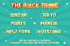 Black Thone - Vintage Display Font