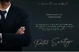 Consultant A Signature Pen Font