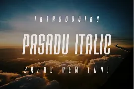 Pasadu Italic Font