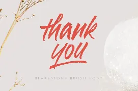 Blakestone - Hand drawn Brush font