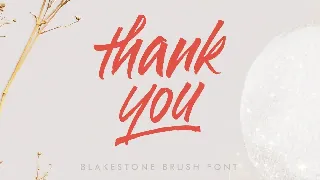 Blakestone - Hand drawn Brush font