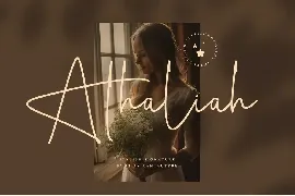 Athaliah Business handwritten Font