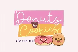 Donuts & Cookies font