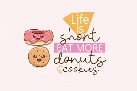 Donuts & Cookies font