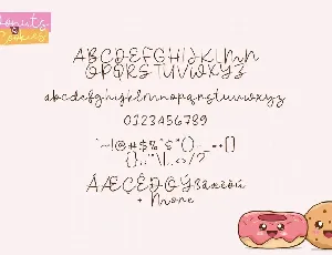 Donuts & Cookies font