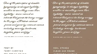 Real Stones - Clean And Rough font