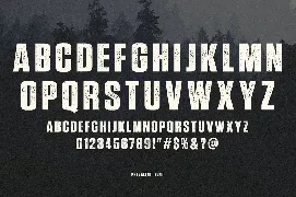 Prevalent - Textured Sans Serif font