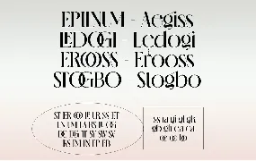 Glossy font