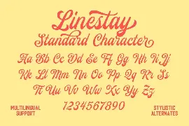 The Linestay - Display Script Font