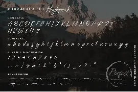 Highpeak font