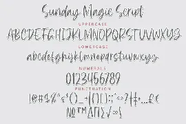 Sunday Magic font