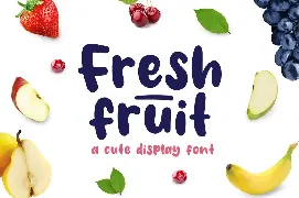 Fresh Fruit font