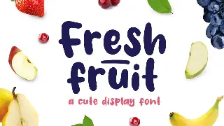 Fresh Fruit font