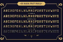 CS Maria Style Fonts