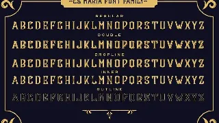 CS Maria Style Fonts