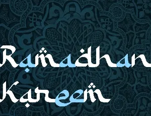 Ramadhan Night font