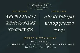 Kingdom Ink font