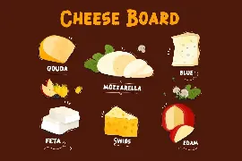 Bitten Cheese Advertisement Font