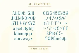 Dialogist font