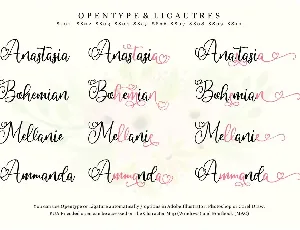 My Lovely Calligraphy font