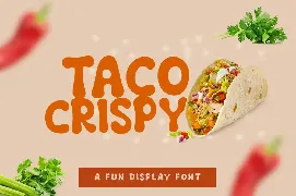 Taco Crispy font