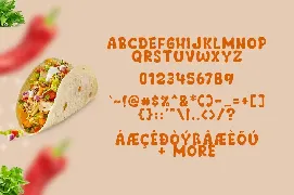 Taco Crispy font