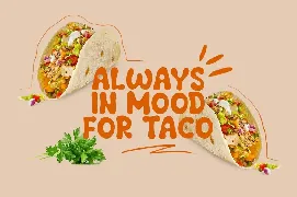 Taco Crispy font