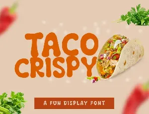 Taco Crispy font