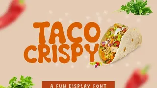 Taco Crispy font