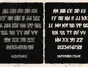 Skateparx - Typeface font