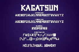 Kagatsun - Display Font