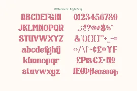 Bright Peony font