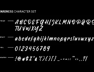 Wardness font