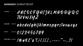 Wardness font