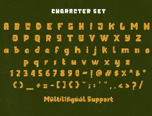 Rungkad font