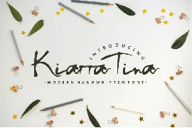 Kiarra tina font