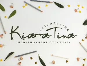 Kiarra tina font