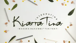 Kiarra tina font