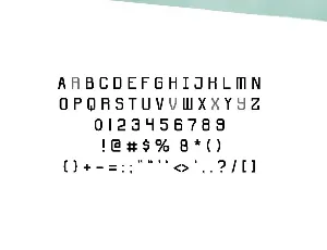 Indent - Formal font