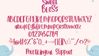 Sweet Bless- Handwritten Font