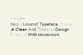 Einer Grotesk - Modern Sans-Serif Typeface font