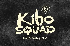 KIBO Squad - Display Font