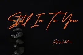 Hollestik Signature Font