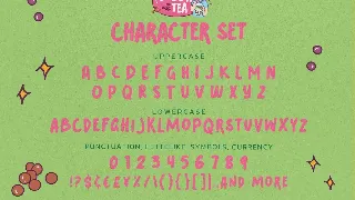 Bobba Tea - Fun Display Font