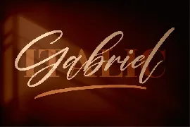 Gabriel Handwritten Font