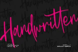 Bellarush SVG Brush Font Free Sans