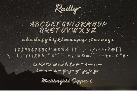 Railly - Handwritten Script Font