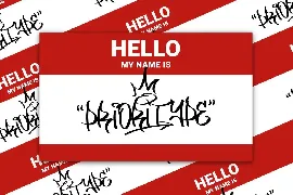 Tratags - Urban Tagging Graffiti Font