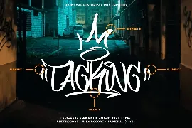 Tratags - Urban Tagging Graffiti Font