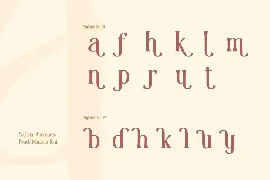 Peach Montain font